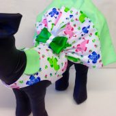 Precious Pup elephant dog dress, designer dog clothes, custom made dog outfits, chihuahua dog clothes, pet outfits, dog dresses, cotton,pets