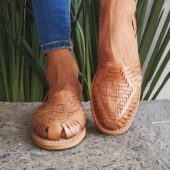 Huarache Sandal ~ All Sizes Boho- Hippie Vintage ~ Mexican Style ~ Colorful Leather ~ Mexican Huaraches