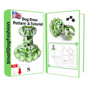 Girl dog clothes pattern Dog dress pattern Dog clothes small dog dresses Small dog pattern pet clothes Pattern dog clothes Girl dog clothing