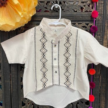 Dog Embroidered Guayaberas - Handmade Dog Clothing