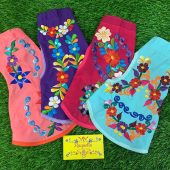 Embroidered XLarge Dog Dress - Cape Like Dress - Floral Embroidered Dog Clothing