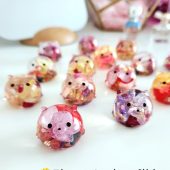 Flower Animal- Cute handmade resin animal/desk buddy/ desk decoration