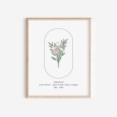 Minnesota State Flower | Pink & White Lady’s Slipper Watercolor Floral Art Printable