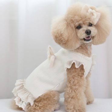 Linen Lace Dress, S-2XL, Pet Clothing, Dog Wedding, Dog-Dress, Dog Top, Dog Clothing, Dog Fashion, Dog Apparel