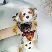 Custom Embroidered  Pet From Your Photo Sweatshirt,Personalized Dog Hoodie, Cat Shirt,Custom Pet Cartoon Hoodie,Pet Owners Gift