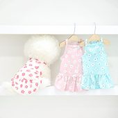 Floral Sleeveless Dress, S-XL, Pet Clothing, Dog Wedding, Dog-Dress, Dog Top, Dog Clothing, Dog Fashion, Dog Apparel