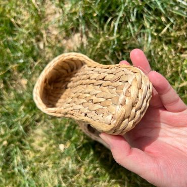 Handmade Straw Slippers - Eco-Friendly House Shoes for Sustainable Comfort