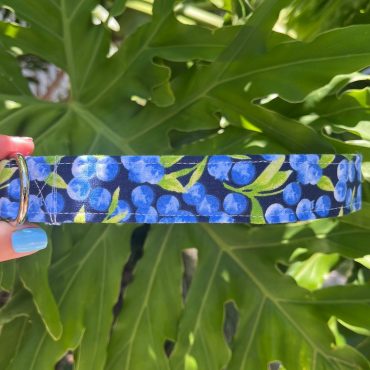 Blueberry Dog Collar - Food Dog Collar - Personalized Dog Collar - Fruit Dog Collar - Unisex Dog Collar