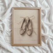 Ballet Slippers Print | Vintage PRINTABLE Art | Ballerina Fashion Sketch | Neutral Nursery Print | Classical Ballet Wall Art | #905