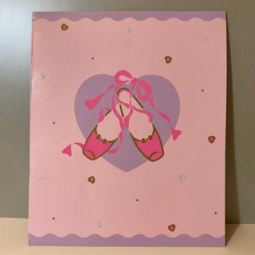 Vintage Sanrio 1990 Folder Petit Plie Ballet Slippers Pocket Portfolio