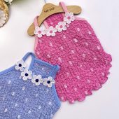 Daisy Ruffle Dress, S-3XL, Pet Clothing, Dog Wedding, Dog-Dress, Dog Top, Dog Clothing, Dog Fashion, Dog Apparel