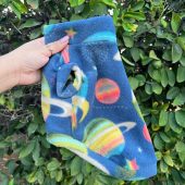Dog Fleece sweater,planets ,Fleece Vest, Pet Clothing, Dog-Sweater, Dog's Fleece, Dog Jacket, Dog Fashion, Dog Apparel, Pet Clothing,Xxs-L