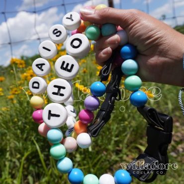 Custom | Personalized Beaded Dog Collar - You Choose the Colors! | Willadore Collar Co.