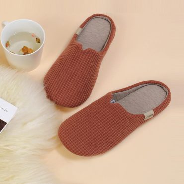 Waffle House Slippers For Women And Men Indoor Elegant Comfortable Soft Waffle Slippers Retro Durable Silent Anti-Slip