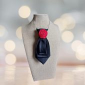 Handmade Women's Necktie Necklace - Tie Neck Statement Piece - Fashionable Accessory for Her - Unique Christmas Gift