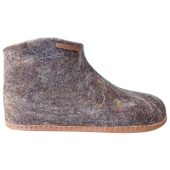 Handmade Felted Slippers For Men Cozy Soft Indor Shoes Big Sizes Breathable Healing Wool Slippers Value Gift For Father And Husband