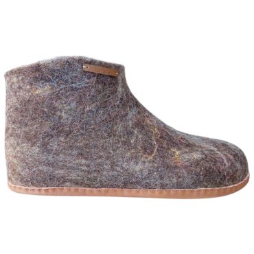 Handmade Felted Slippers For Men Cozy Soft Indor Shoes Big Sizes Breathable Healing Wool Slippers Value Gift For Father And Husband