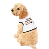 Adidogs Pet Hoodie, Cute Sporty Custom Dog Hoodie, Street Fashion Pet Style, 2 Colors, Various Sizes, Dog Lover Gift, Pet Apparel.