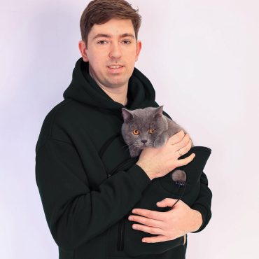Pet Gift Hoodie | Hands-Free Dog & Cat Carrier Sweatshirt