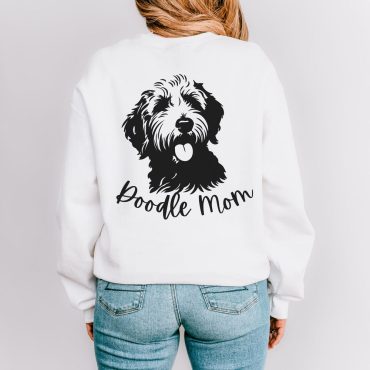 Doodle Mom Sweatshirt, Cozy Pet Lover Gift, Cute Dog Apparel, Mother's Day, Dog Owner Sweatshirt, Animal Enthusiast Clothing, Goldendoodle