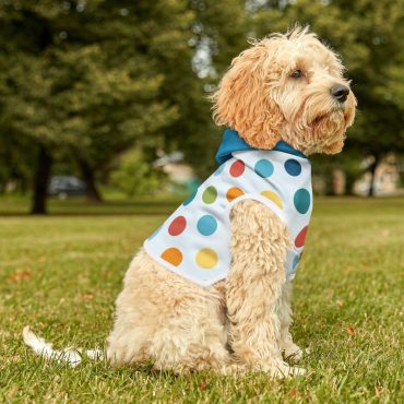 Colorful Polka Dot Pet Hoodie - Fun and Cozy Dog Sweater, Perfect for Pet Lovers, Dog Gifts, Dog Apparel, Cute Pet Clothing