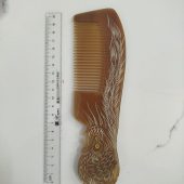 Handmade Horn Comb | Natural Hair Beard Comb | Anti-Frizz Anti-Static | Eco-Friendly Gift for Men Women | Pocket Size