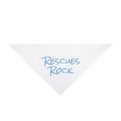 Rescues Rock Pet Bandana - Cute Dog Accessory, Pet Gift, Animal Lover Bandana, Rescue Dog Apparel, Stylish Pet Wear