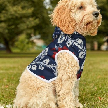 Patriotic Pet Hoodie patriotic pet bandana red white blue rose pet wear july 4 memorial day dog hoodie for cat bandana for dog patriot wear