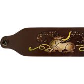 Handmade Leather Cuff Bracelet – Painted Embossed Top Grain Cowhide – Unique Gift for Men & Women Birthday boho styles Gifts for him her.