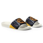 Stylish and fun, happy emoji graffiti - Men’s slides.   Enjoy around the neighborhood, at the beach, on vacation or even just out and about.