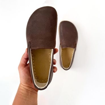 Grounding Shoes Women, Barefoot Shoes With Copper, Genuin Leather Shoes, Earthing Shoes Women, Leatherful Moccasin | Bitter Brown