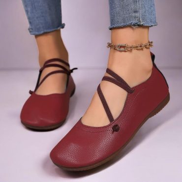 Oxfords Grounding Barefoot Leather Bridal Black White Red Vintage Handmade Casual Women Shoes, Gift for Her